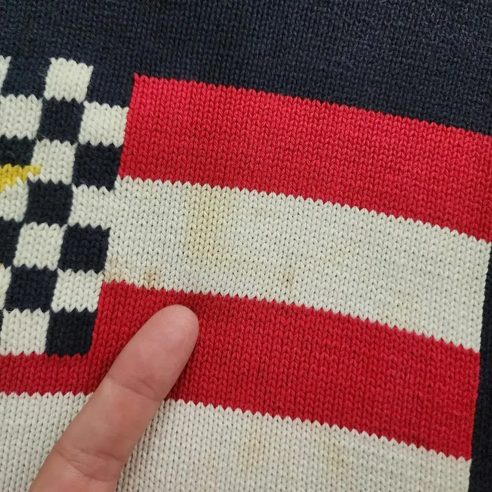 Vintage Gymboree Flag Knit Sweater 4t